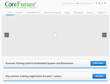 Tablet Screenshot of corefuture.com